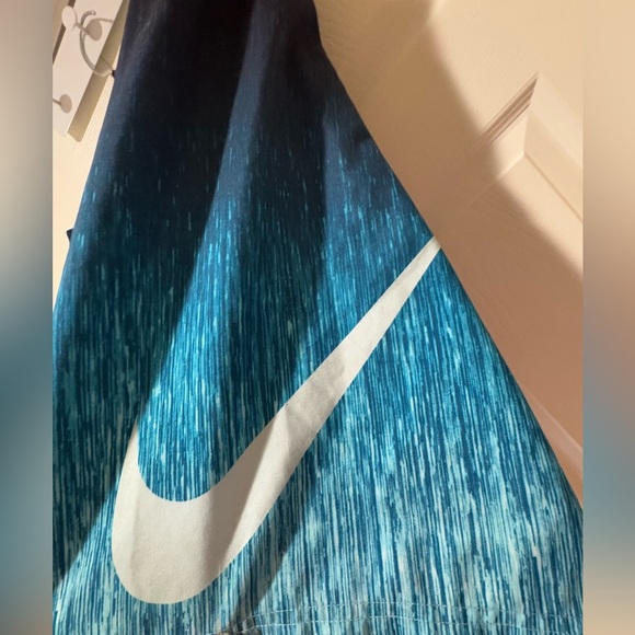 Men's Large XXL Nike Rush Blue Ombre Volley Swim Trunks Shorts Mesh Liner - Picture 3 of 10